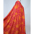 EXCLUSIVE 90% Linen 10% Silk – 'Floral Hero' | Magenta & Persimmon Orange